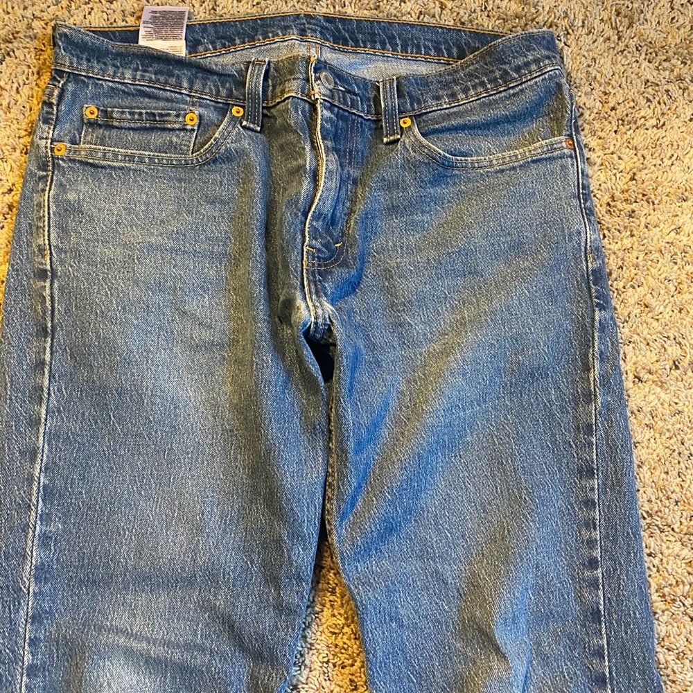 Levi's Strauss blue jeans 511 34 x 32 Pants denim Slim
